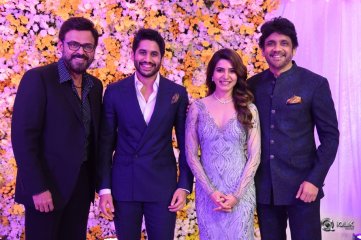 Celebs At Samantha Naga Chaitanya Wedding Reception